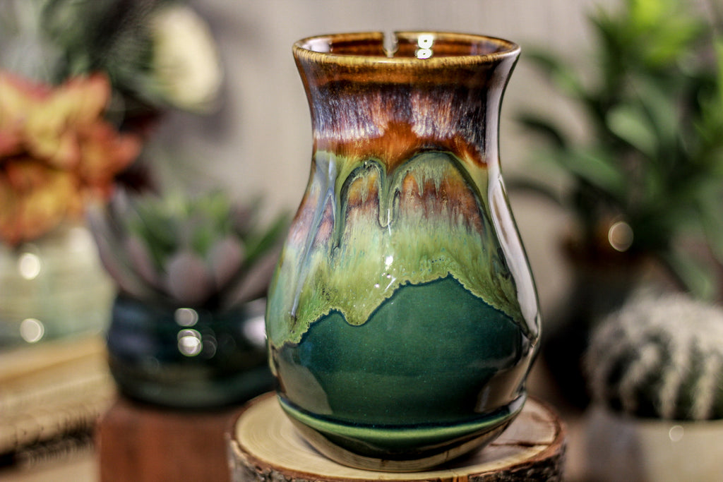 24-A New Earth Barely Flared Notched Mug - TOP SHELF, 17 oz.