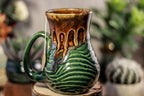 25-D Molten Falls Barely Flared Notched Textured Mug, 15 oz.