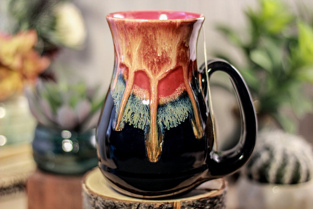 27-C Lava Falls Barely Flared Notched Mug - TOP SHELF, 18 oz