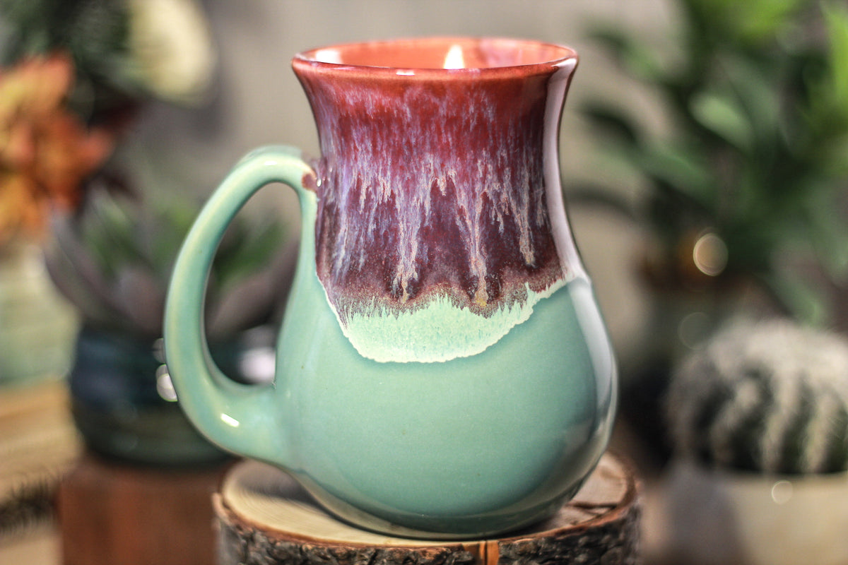 31-C Flaming Phoenix Barely Flared Mug, 15 oz.