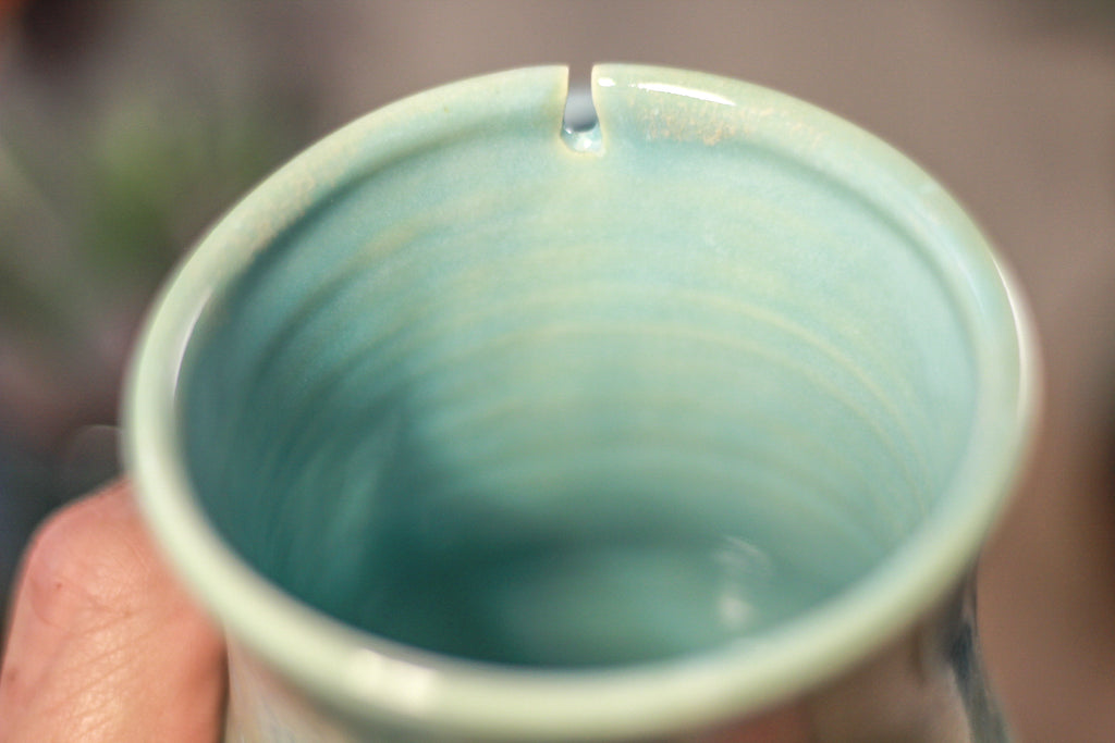 32-E Atlantean Frost PROTOTYPE Barely Flared Notched Mug, 12 oz.