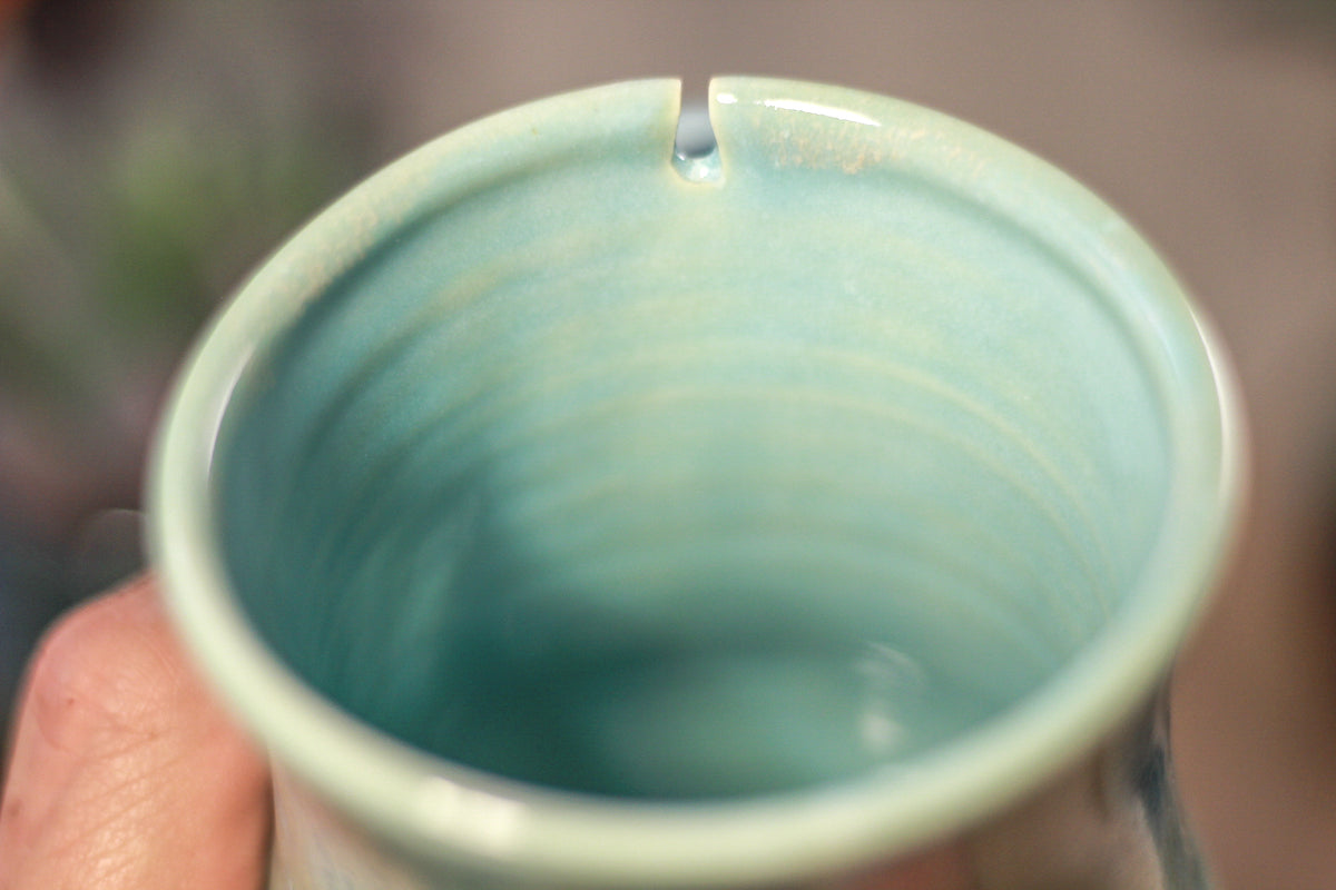 32-E Atlantean Frost PROTOTYPE Barely Flared Notched Mug, 12 oz.