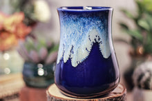 Load image into Gallery viewer, 35-E Cobalt Tide Barely Flared Notched Mug, 17 oz.