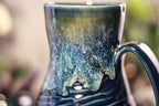 37-E Astral Wave Flared Notched Textured Mug, 18 oz.