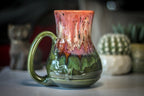 01-A Coral Mountain Meadow Barely Flared Acorn Mug - TOP SHELF, 22 oz.