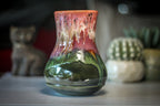 01-A Coral Mountain Meadow Barely Flared Acorn Mug - TOP SHELF, 22 oz.