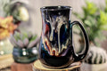 39-B Cosmic Grotto Flared Mug, 17 oz