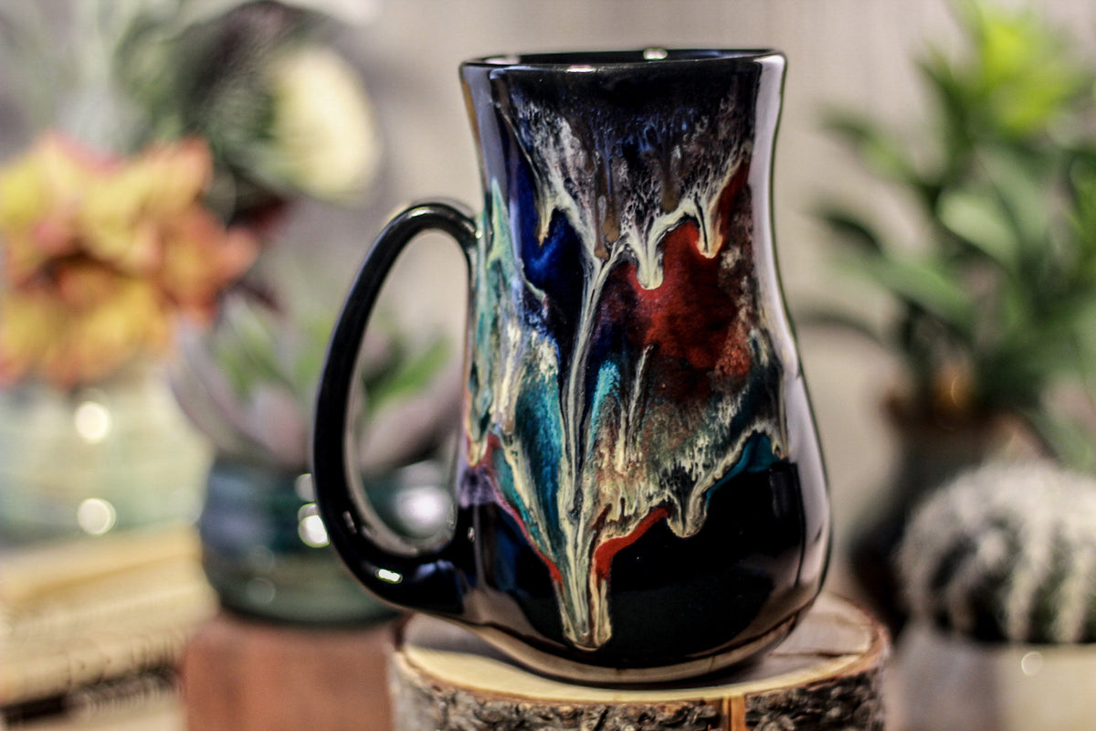 39-B Cosmic Grotto Flared Mug, 17 oz