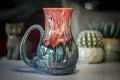 02-A Coral Mountain Meadow Barely Flared Acorn Mug - TOP SHELF, 21 oz.