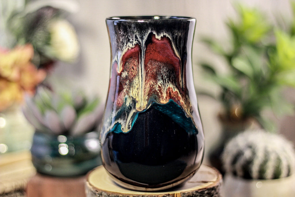39-B Cosmic Grotto Flared Mug, 17 oz