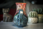 02-A Coral Mountain Meadow Barely Flared Acorn Mug - TOP SHELF, 21 oz.