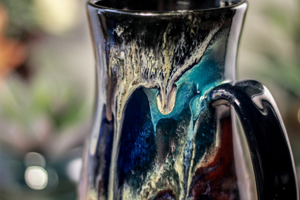 39-B Cosmic Grotto Flared Mug, 17 oz