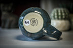 02-A Coral Mountain Meadow Barely Flared Acorn Mug - TOP SHELF, 21 oz.