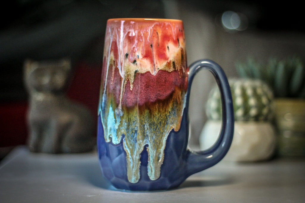 03-A Coral Mountain Meadow Crystal Mug - MISFIT, 22 oz. - 15% off