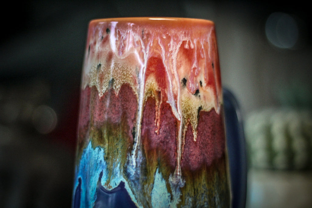 03-A Coral Mountain Meadow Crystal Mug - MISFIT, 22 oz. - 15% off