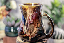 Load image into Gallery viewer, 42-B Rainbow Grotto Flared Notched Textured Mug - TOP SHELF, 17 oz