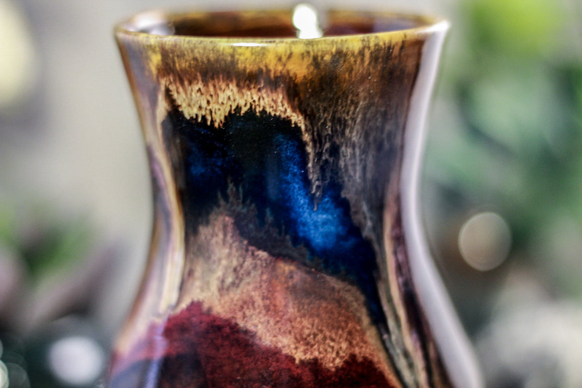 42-B Rainbow Grotto Flared Notched Textured Mug - TOP SHELF, 17 oz
