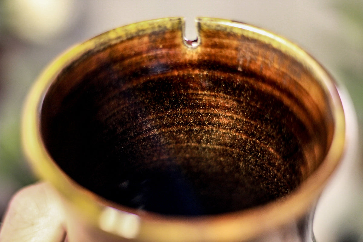 45-D PROTOTYPE Flared Notched Textured Mug, 17 oz.