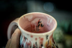 15-D Grandma's Lace Flared Mug, 18 oz.
