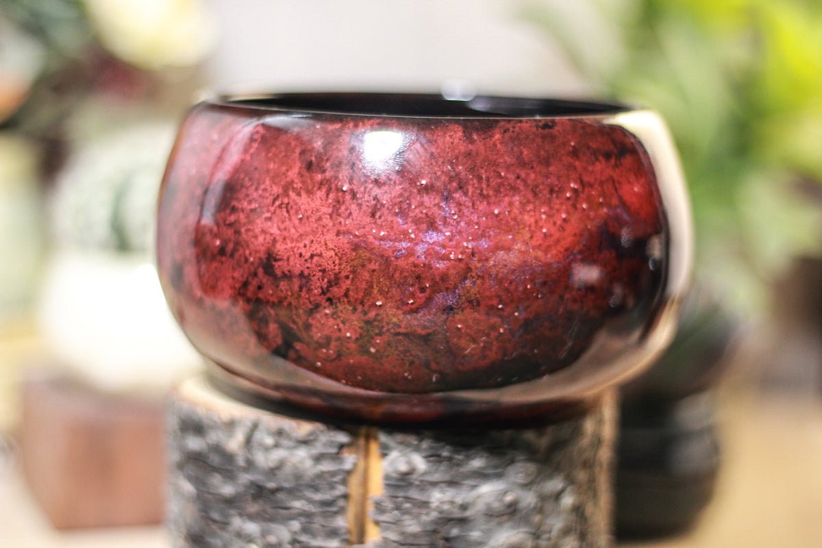 08-P Dragon's Blood Agate Bowl, 25 fl. oz.