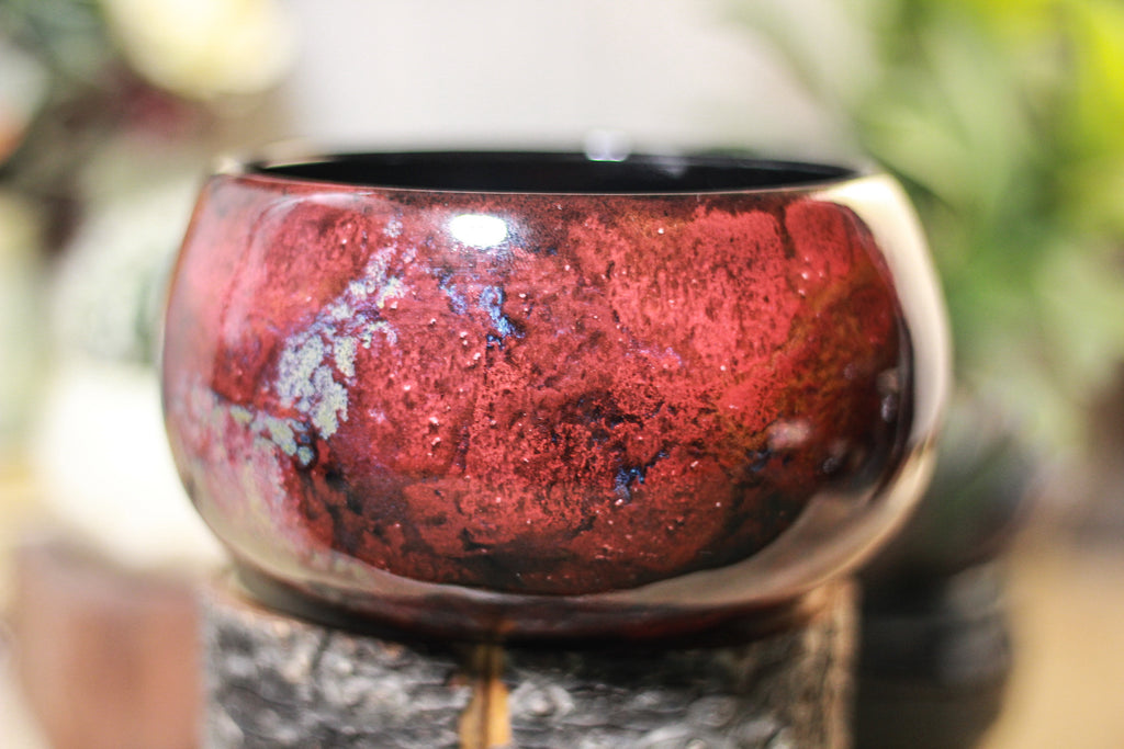 08-P Dragon's Blood Agate Bowl, 25 fl. oz.