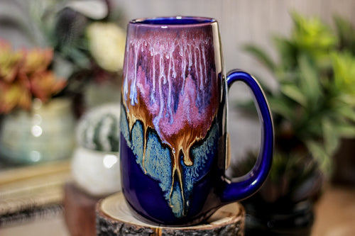 01-A PROTOTYPE Baja Sunset Notched Mug - TOP SHELF +, 18 oz.