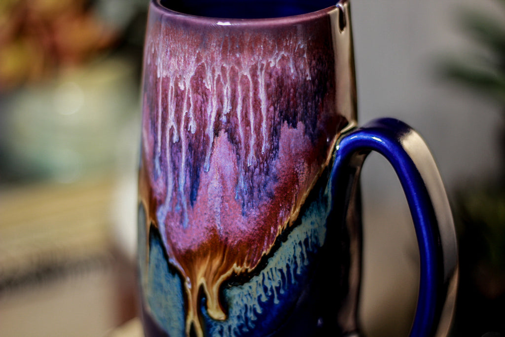 01-A PROTOTYPE Baja Sunset Notched Mug - TOP SHELF +, 18 oz.