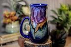 02-A PROTOTYPE Baja Sunset Barely Flared Notched Mug - TOP SHELF +, 18 oz.