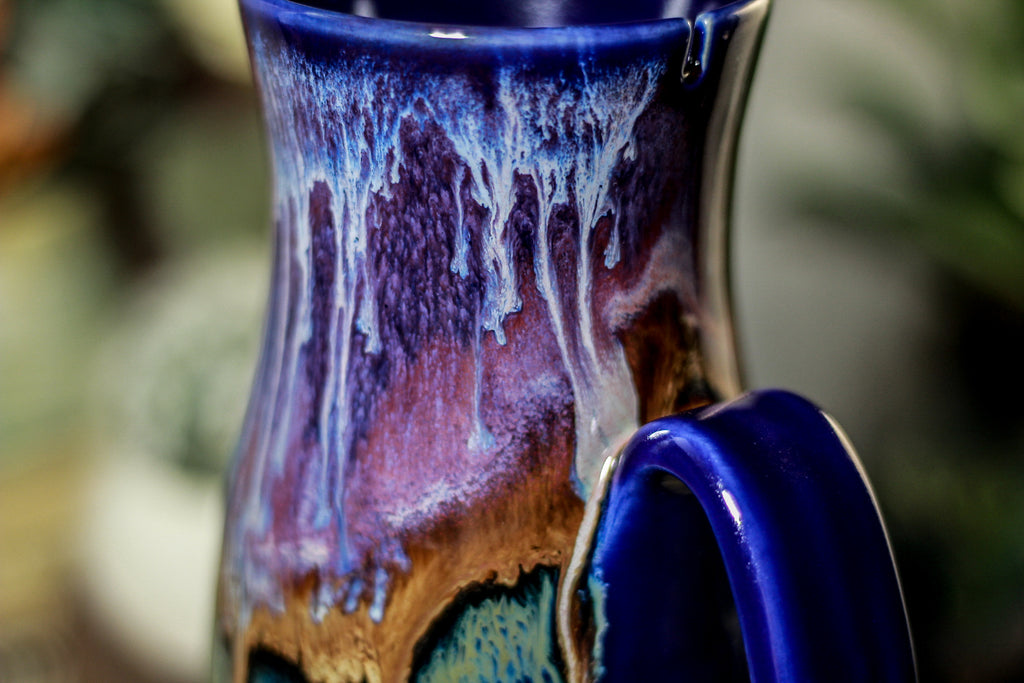 02-A PROTOTYPE Baja Sunset Barely Flared Notched Mug - TOP SHELF +, 18 oz.