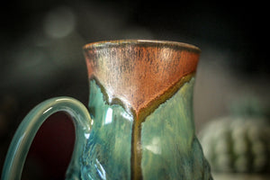 29-B Copper Agate Barely Flared Textured Acorn Mug - MISFIT, 18 oz. - 35% off