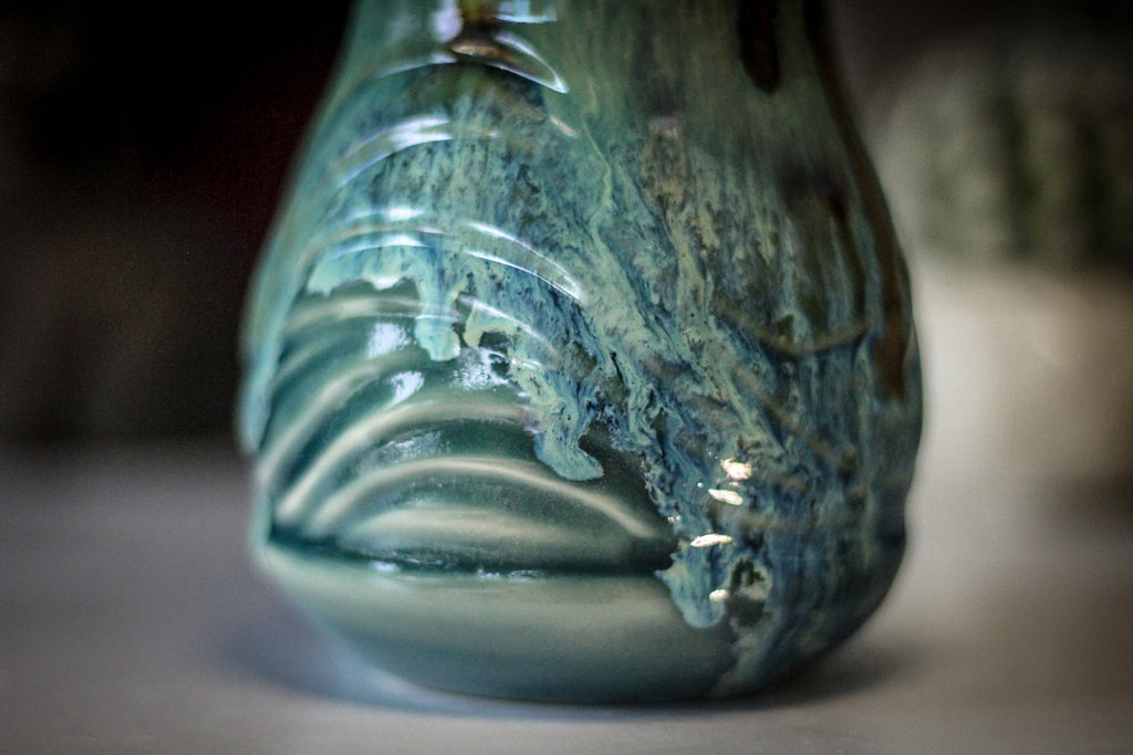 29-B Copper Agate Barely Flared Textured Acorn Mug - MISFIT, 18 oz. - 35% off