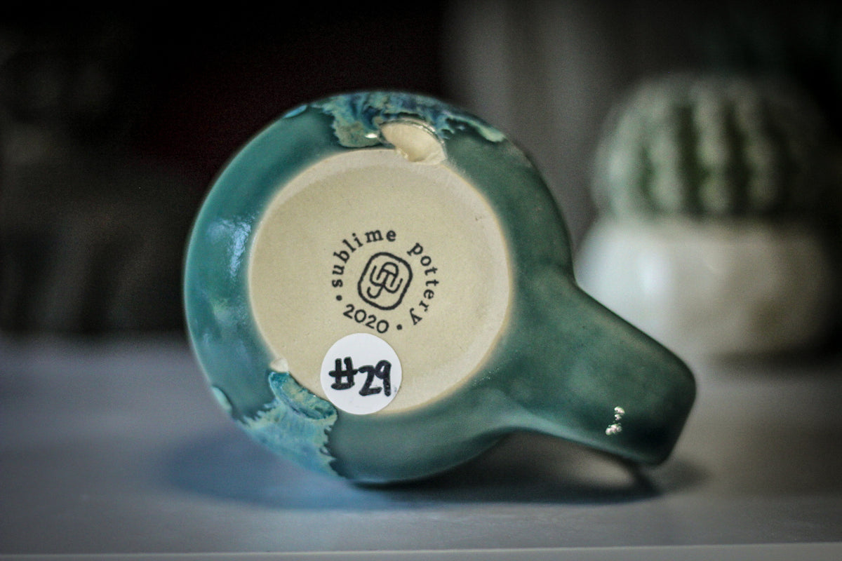 29-B Copper Agate Barely Flared Textured Acorn Mug - MISFIT, 18 oz. - 35% off
