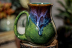 06-D Electric Wave Barely Flared Mug TOP SHELF, 14 oz.