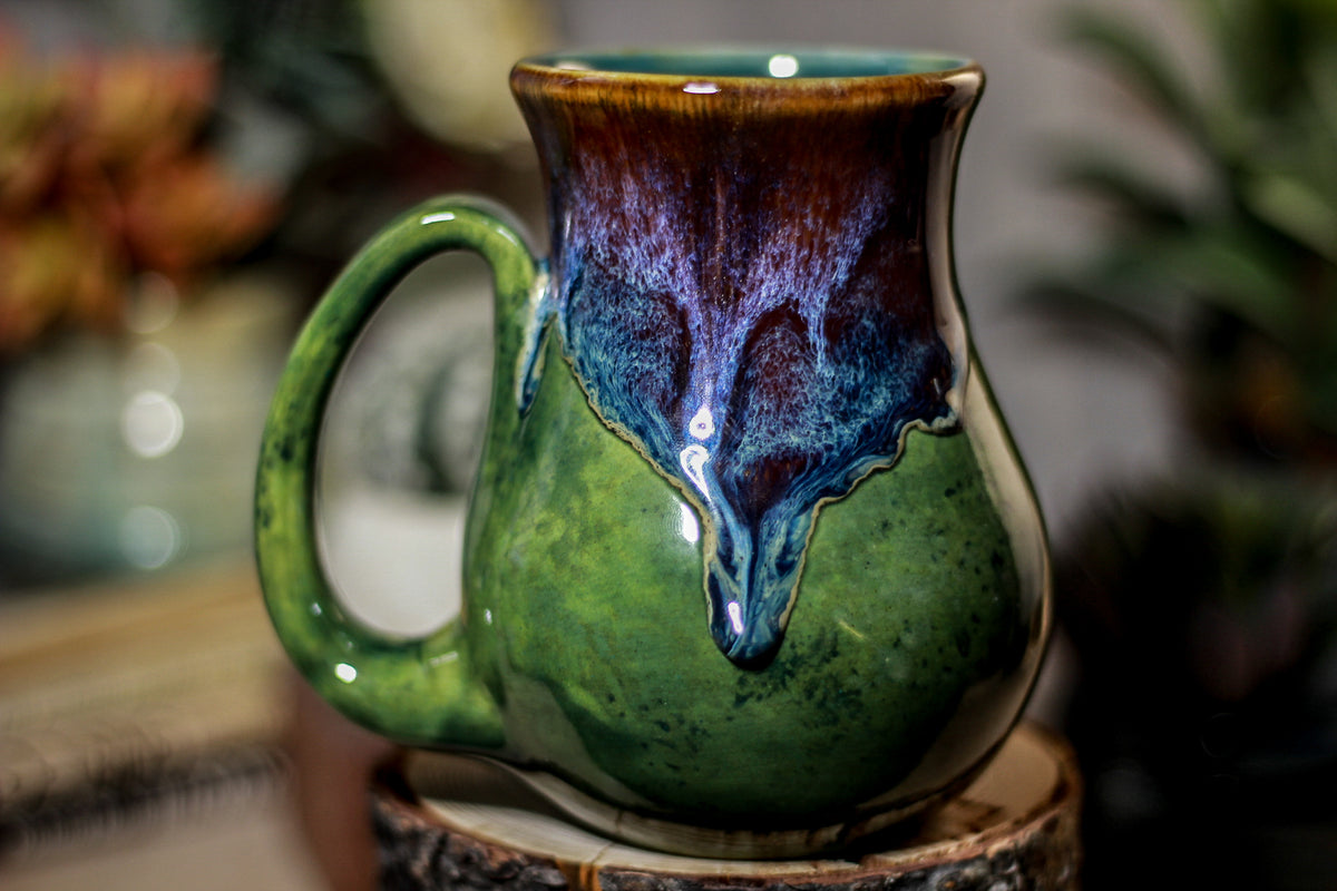 06-D Electric Wave Barely Flared Mug TOP SHELF, 14 oz.