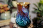 08-C PROTOTYPE Barely Flared Notched Textured Mug, 13 oz.