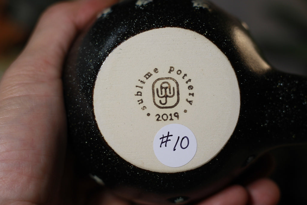 10-D New Wave Barely Flared Notched Mug TOP SHELF, 16 oz.
