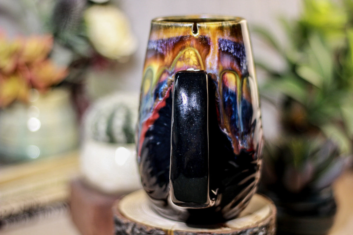 14-A New Earth Notched Textured Mug, 18 oz.