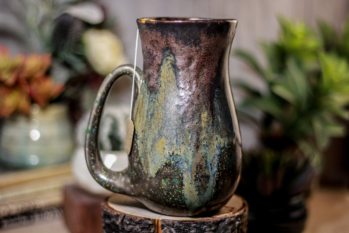 17-B Copper Agate Barely Flared Notched Mug - ODDBALL, 19 oz. - 20% off