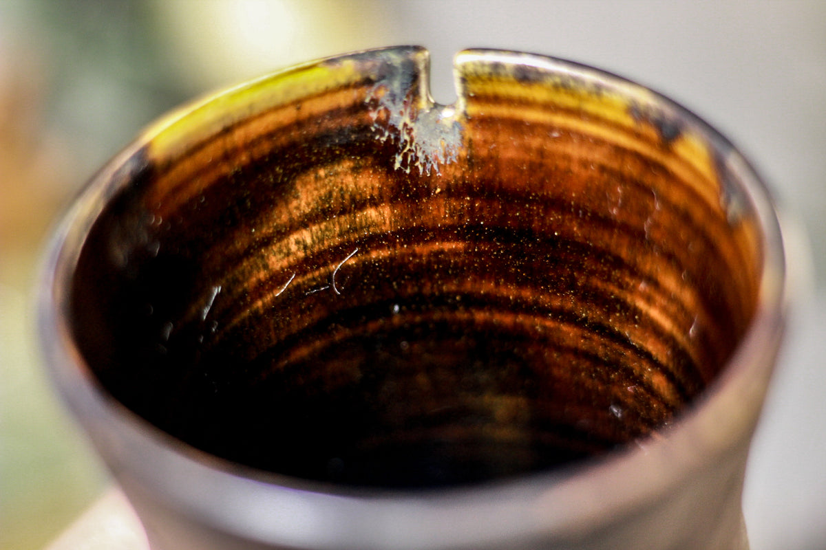 17-B Copper Agate Barely Flared Notched Mug - ODDBALL, 19 oz. - 20% off