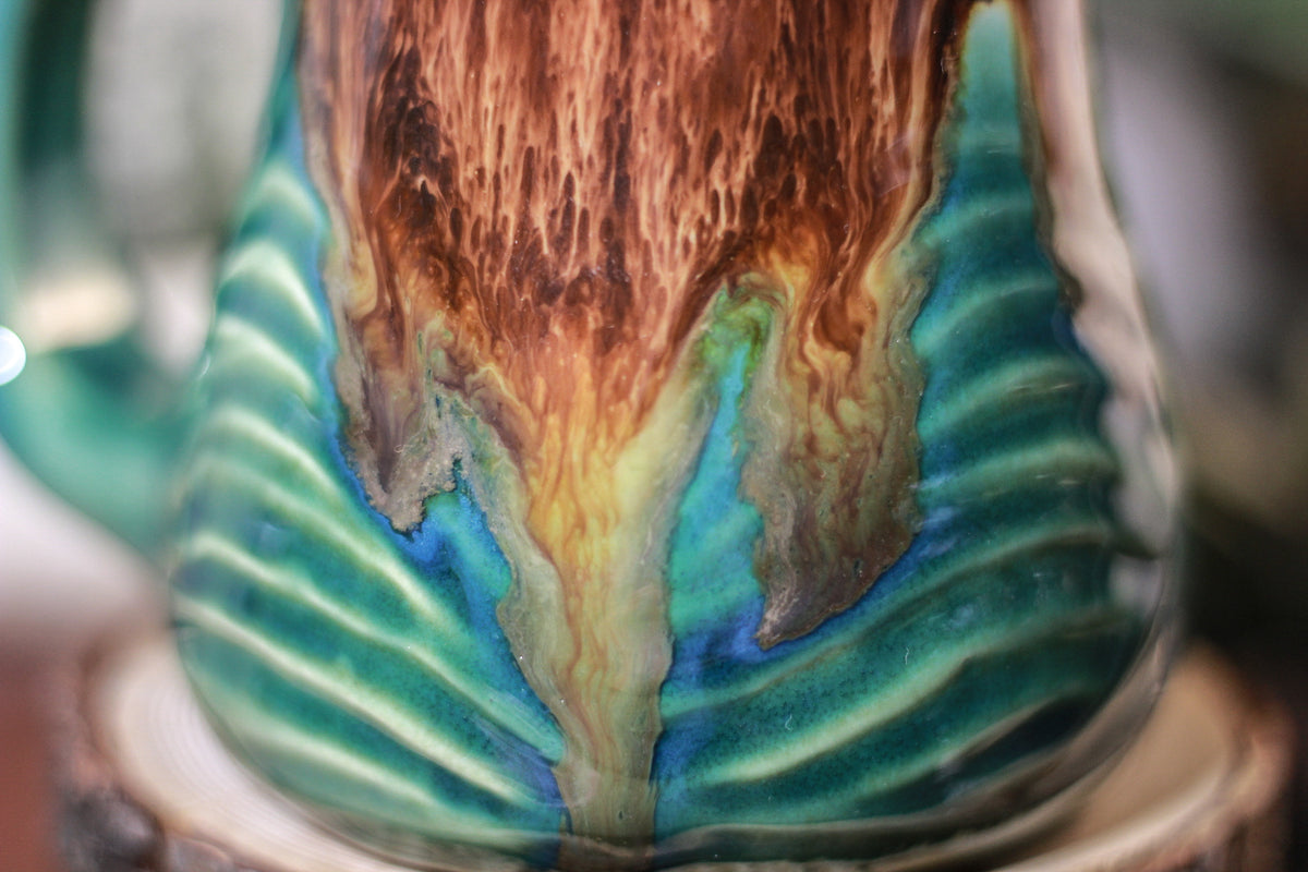 23-E PROTOTYPE Barely Flared Notched Textured Mug, 12 oz.