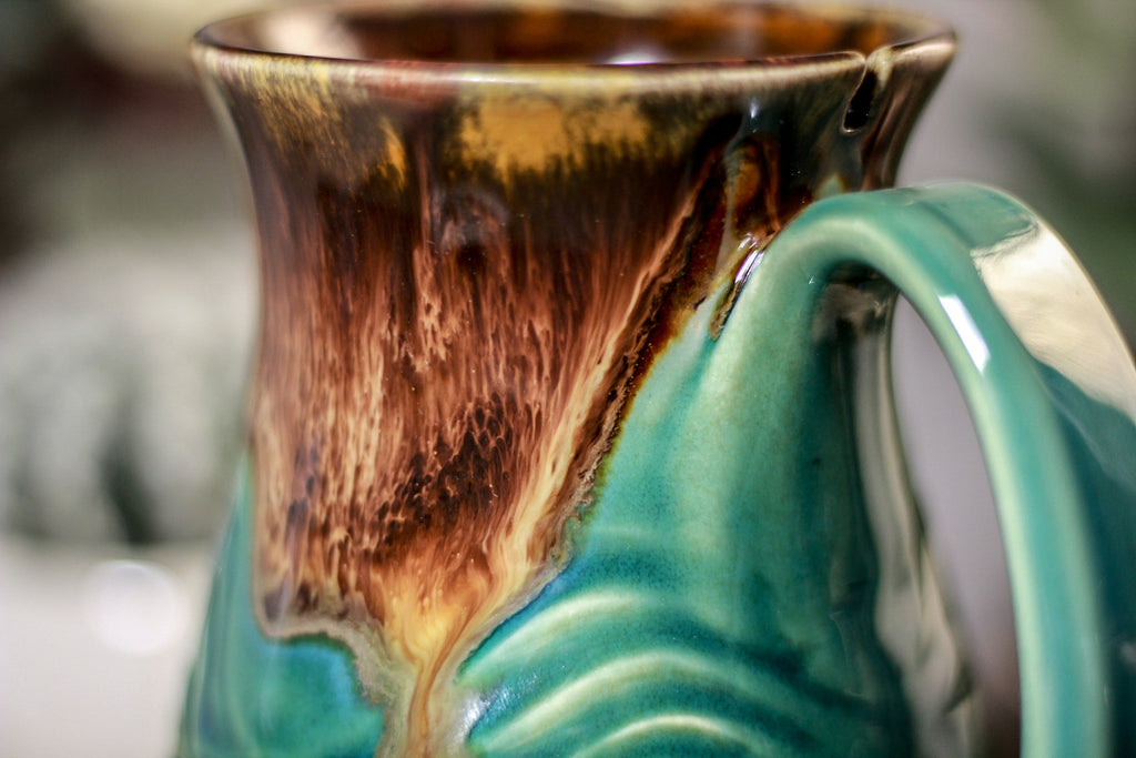 23-E PROTOTYPE Barely Flared Notched Textured Mug, 12 oz.