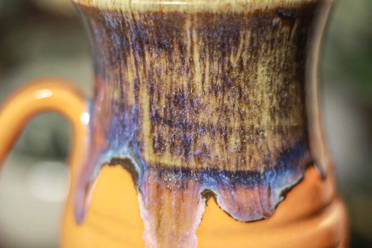 25-E Arctic Wave Barely Flared Notched Mug, 13 oz.
