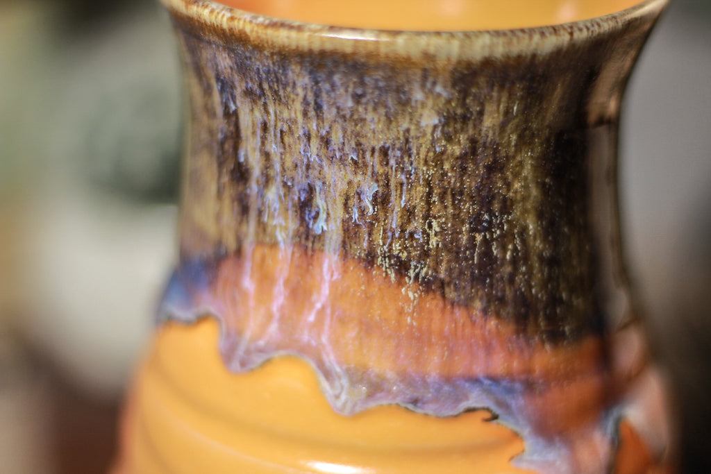 25-E Arctic Wave Barely Flared Notched Mug, 13 oz.