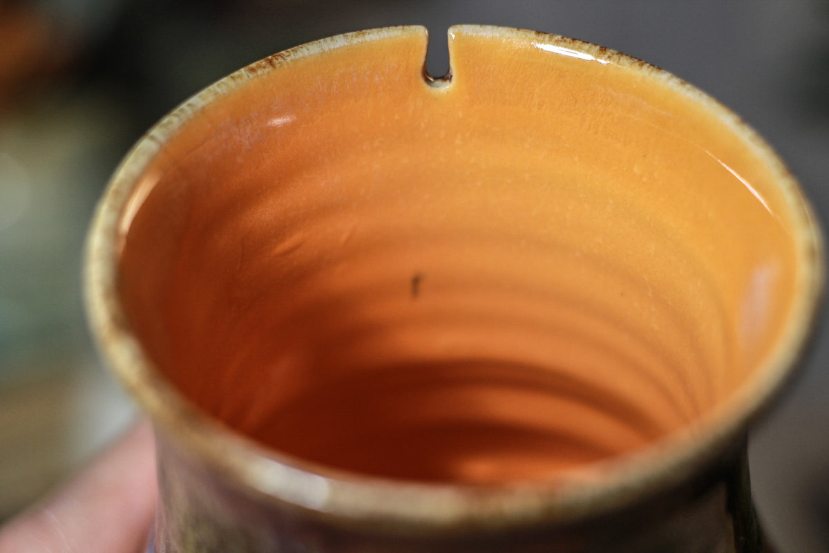 25-E Arctic Wave Barely Flared Notched Mug, 13 oz.