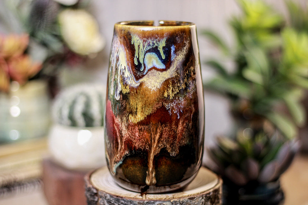 27-B Rainbow Grotto Notched Mug, 15 oz