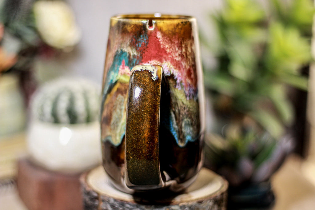 27-B Rainbow Grotto Notched Mug, 15 oz