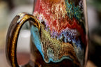 27-B Rainbow Grotto Notched Mug, 15 oz