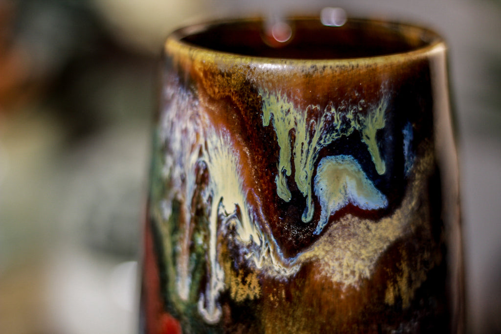 27-B Rainbow Grotto Notched Mug, 15 oz