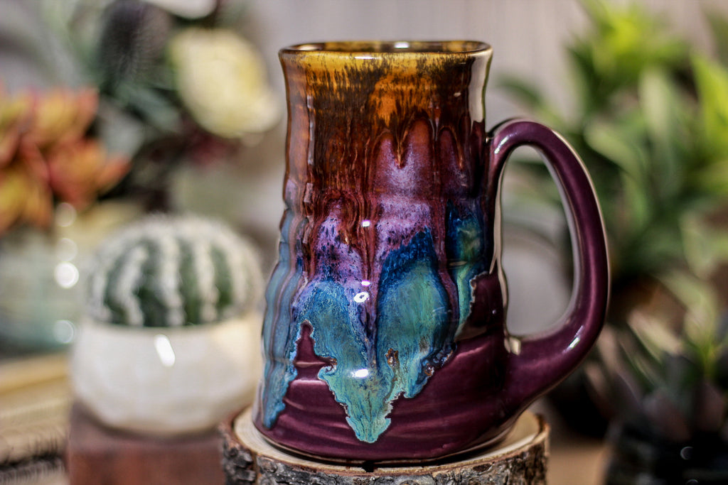30-B Magenta Haze Textured Stein Mug - MISFIT, 15 oz. - 20% off