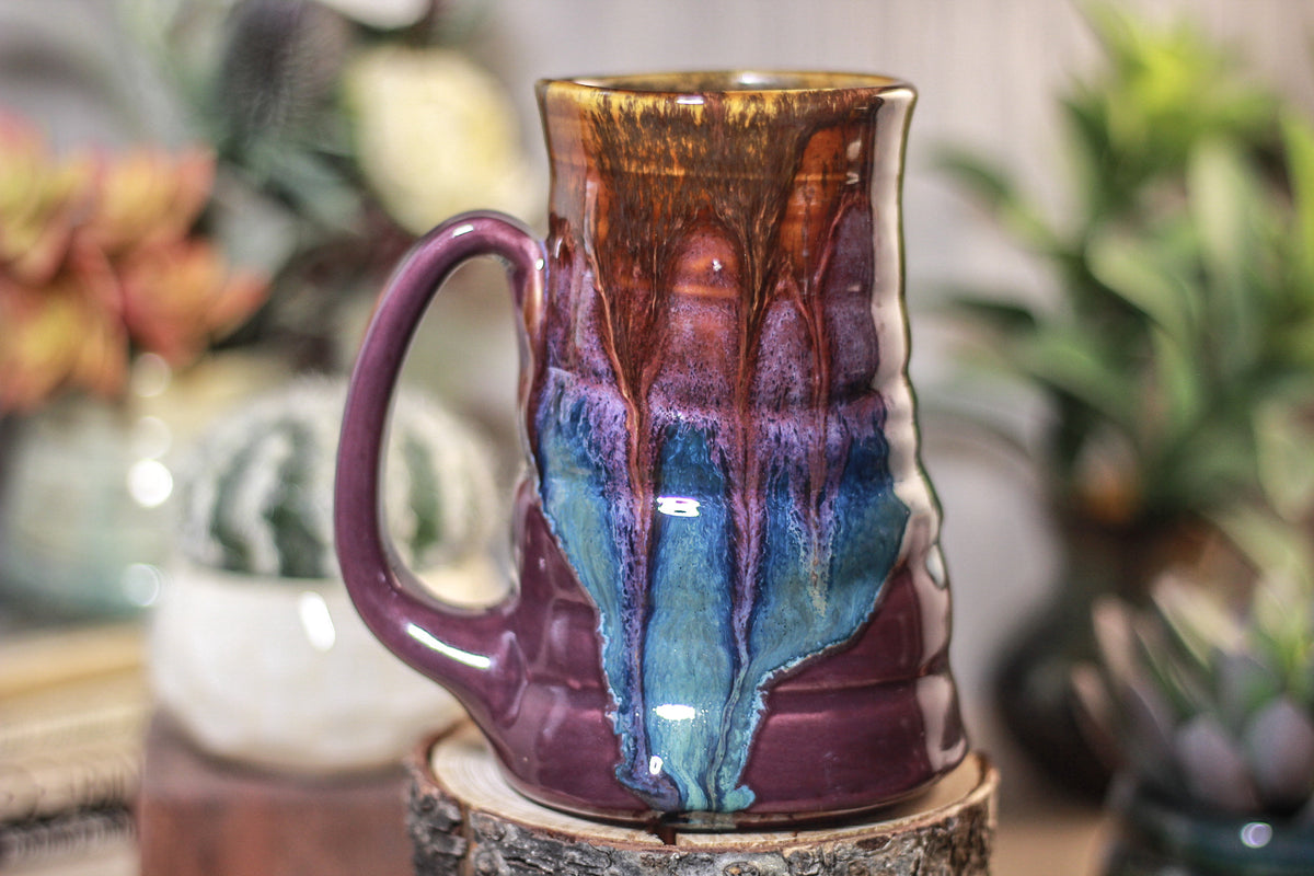 30-B Magenta Haze Textured Stein Mug - MISFIT, 15 oz. - 20% off
